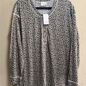 Suzanne Betro Leopard Print Top